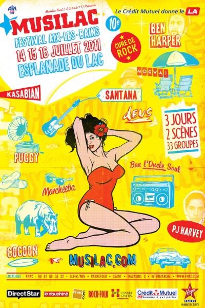 Affiche Festival Musilac 2011