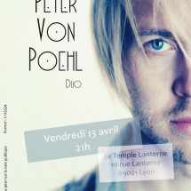 Peter von Poehl en concert @ Le Temple Lanterne le 13 avril 2012