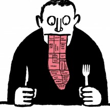 Series of illustration for Adam Platt's annual "where to eat" guide, in New York Magazine © Jean Jullien