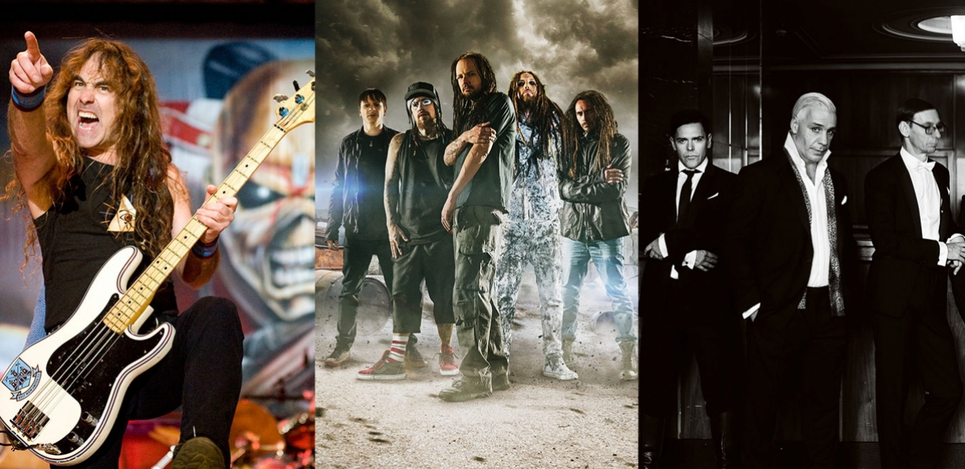 ironmaiden - korn - rammstein