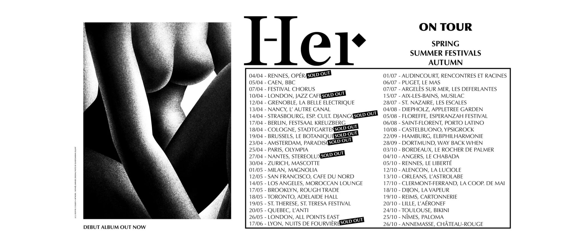 HER on tour